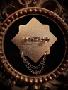 Broche Bijoux Alternative Laiton chaîne oeil éclair .webp